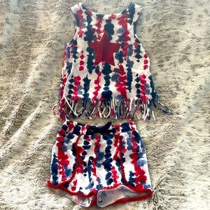 Patriotic Toddler Girl Set